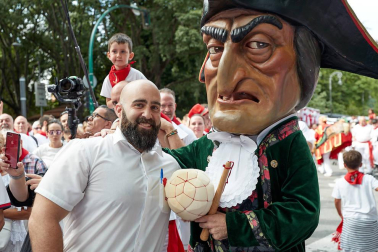 La Comparsa ha sido una de las grandes protagonistas en el día de San Fermín
