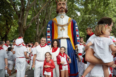 La Comparsa ha sido una de las grandes protagonistas en el día de San Fermín