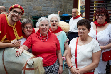 La Comparsa ha sido una de las grandes protagonistas en el día de San Fermín