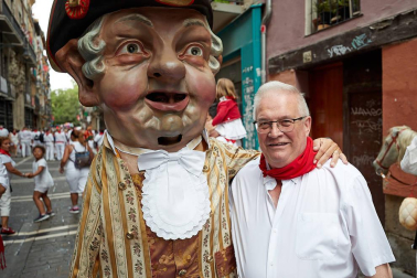 La Comparsa ha sido una de las grandes protagonistas en el día de San Fermín