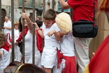 La Comparsa ha sido una de las grandes protagonistas en el día de San Fermín