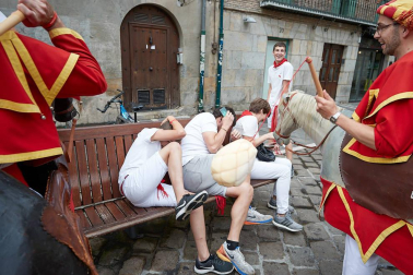 La Comparsa ha sido una de las grandes protagonistas en el día de San Fermín