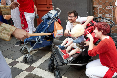 La Comparsa ha sido una de las grandes protagonistas en el día de San Fermín