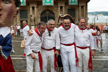 La Comparsa ha sido una de las grandes protagonistas en el día de San Fermín
