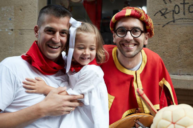 La Comparsa ha sido una de las grandes protagonistas en el día de San Fermín