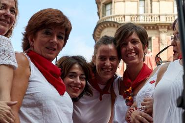 La Comparsa ha sido una de las grandes protagonistas en el día de San Fermín