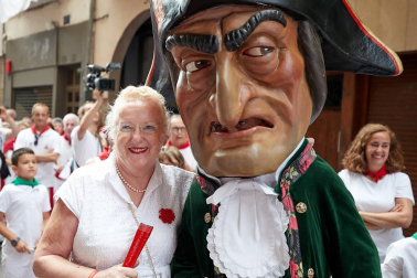 La Comparsa ha sido una de las grandes protagonistas en el día de San Fermín