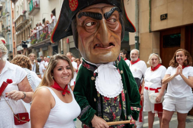 La Comparsa ha sido una de las grandes protagonistas en el día de San Fermín