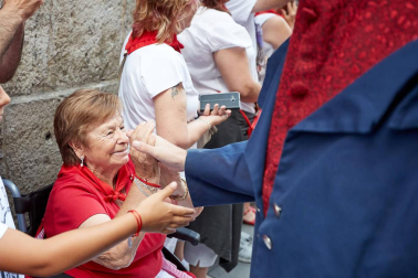 La Comparsa ha sido una de las grandes protagonistas en el día de San Fermín