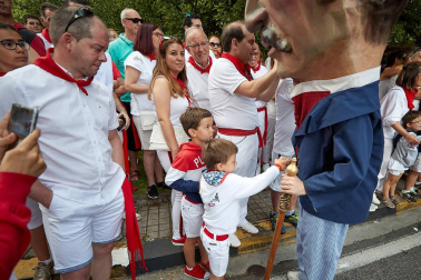 La Comparsa ha sido una de las grandes protagonistas en el día de San Fermín