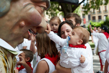 La Comparsa ha sido una de las grandes protagonistas en el día de San Fermín
