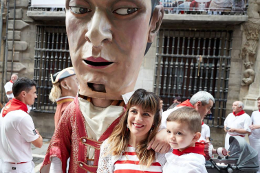 La Comparsa ha sido una de las grandes protagonistas en el día de San Fermín