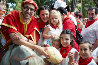 La Comparsa ha sido una de las grandes protagonistas en el día de San Fermín