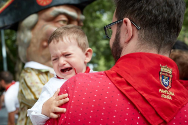 La Comparsa ha sido una de las grandes protagonistas en el día de San Fermín