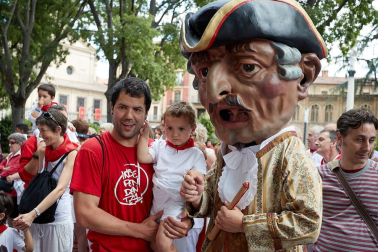 La Comparsa ha sido una de las grandes protagonistas en el día de San Fermín