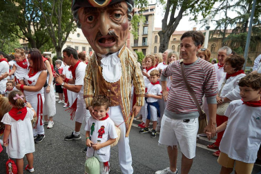 La Comparsa ha sido una de las grandes protagonistas en el día de San Fermín