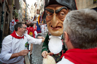La Comparsa ha sido una de las grandes protagonistas en el día de San Fermín