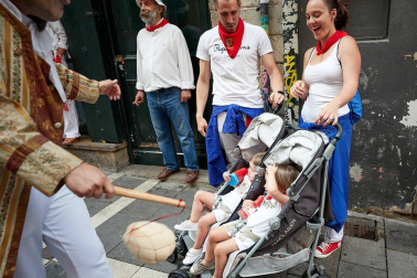La Comparsa ha sido una de las grandes protagonistas en el día de San Fermín