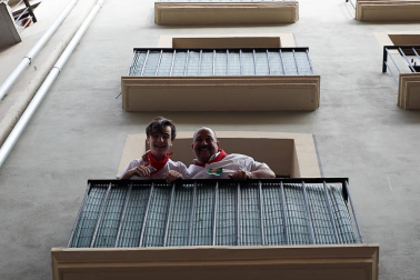 La Comparsa ha sido una de las grandes protagonistas en el día de San Fermín