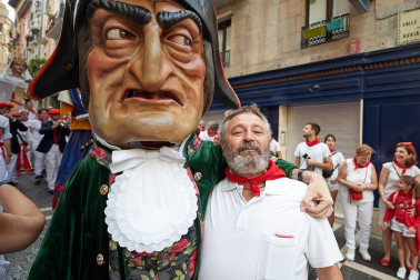 La Comparsa ha sido una de las grandes protagonistas en el día de San Fermín