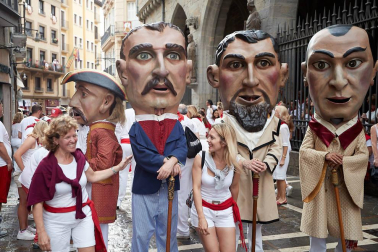 La Comparsa ha sido una de las grandes protagonistas en el día de San Fermín