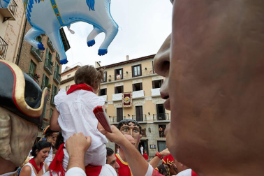 La Comparsa ha sido una de las grandes protagonistas en el día de San Fermín