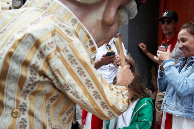 La Comparsa ha sido una de las grandes protagonistas en el día de San Fermín