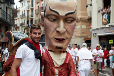La Comparsa ha sido una de las grandes protagonistas en el día de San Fermín