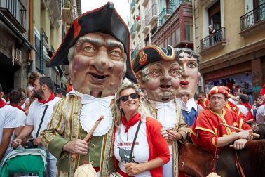La Comparsa ha sido una de las grandes protagonistas en el día de San Fermín