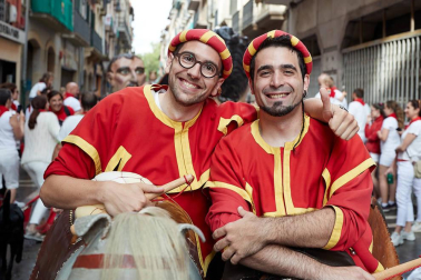 La Comparsa ha sido una de las grandes protagonistas en el día de San Fermín