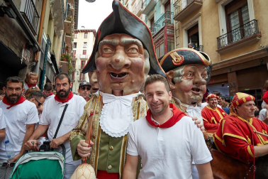 La Comparsa ha sido una de las grandes protagonistas en el día de San Fermín