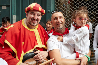 La Comparsa ha sido una de las grandes protagonistas en el día de San Fermín
