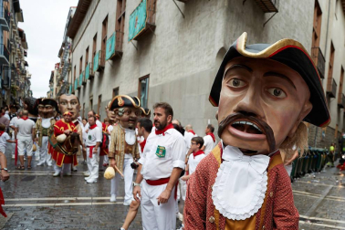 La Comparsa ha sido una de las grandes protagonistas en el día de San Fermín