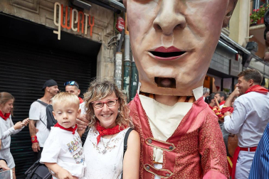 La Comparsa ha sido una de las grandes protagonistas en el día de San Fermín