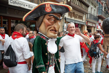 La Comparsa ha sido una de las grandes protagonistas en el día de San Fermín