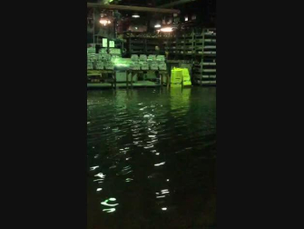 Inundado el interior de la fábrica Fagor Ederlan en Tafalla