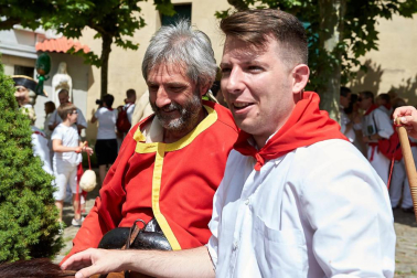 Fotos del recorrido de los gigantes y cabezudos de Pamplona del día 8 de julio de San Fermín 2019