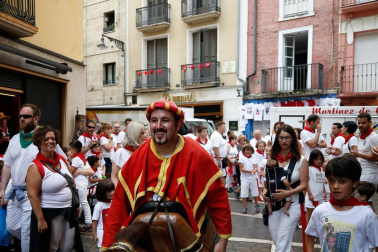 Fotos del recorrido de los gigantes y cabezudos de Pamplona del día 8 de julio de San Fermín 2019