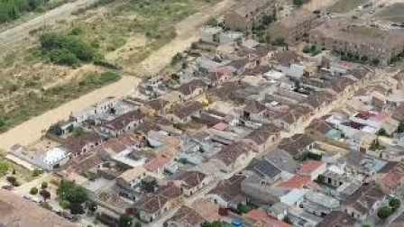Vídeo aéreo de las inundaciones de Olite