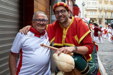 Fotos del recorrido de los gigantes y cabezudos de Pamplona del día 9 de julio de San Fermín 2019