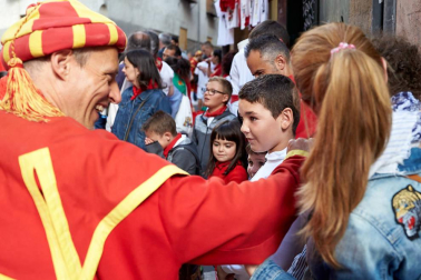 Fotos del recorrido de los gigantes y cabezudos de Pamplona del día 9 de julio de San Fermín 2019