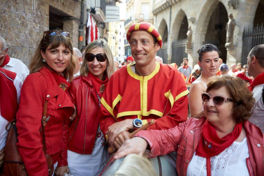 Fotos del recorrido de los gigantes y cabezudos de Pamplona del día 9 de julio de San Fermín 2019
