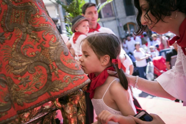 Fotos de la ofrenda floral infantil de los Sanfermines 2019