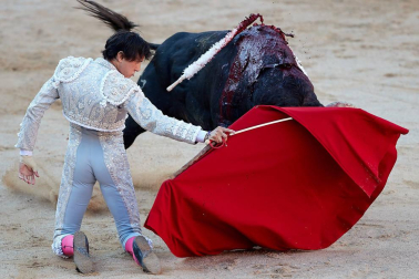 Fotos de la corrida con toros de la ganadería de Jandilla para los diestros Diego Urdiales, Sebastián Castella y Roca Rey.