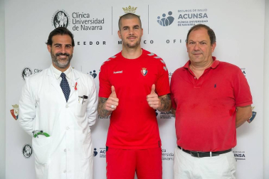 Oier, Rubén Martínez, Sergio Herrera, Juan Pérez, Nacho Vidal, Iñigo Pérez, Antonio Otegui, Kike Barja y Luis Perea han superado este miércoles el reconocimiento médico.