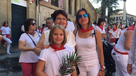 Fotos de la ofrenda floral infantil de los Sanfermines 2019