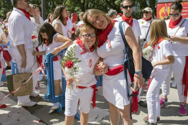 Fotos de la ofrenda floral infantil de los Sanfermines 2019
