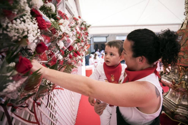 Fotos de la ofrenda floral infantil de los Sanfermines 2019