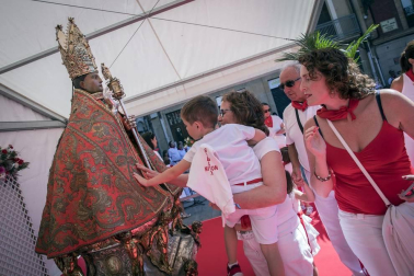 Fotos de la ofrenda floral infantil de los Sanfermines 2019