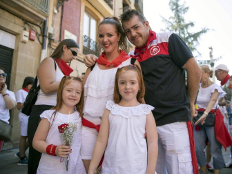 Fotos de la ofrenda floral infantil de los Sanfermines 2019